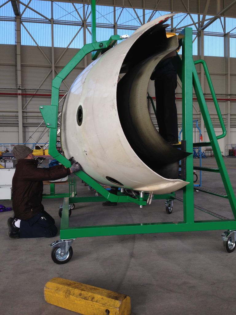 Metallkonstruktion aus der Fertigung von AMS Engineering